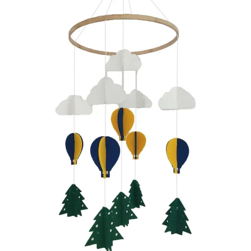 

Crib Mobile Rattle Toy Baby Felt Wind Chime Pendant Bed Bell Hanging Decoration