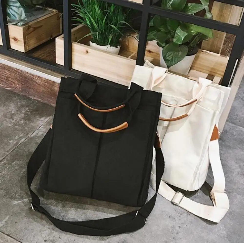 

Повседневная Холщовая Сумка-тоут, женская сумка, простая тканевая сумка-шоппер для женщин, сумка на плечо 2021, вместительные сумки через плеч...