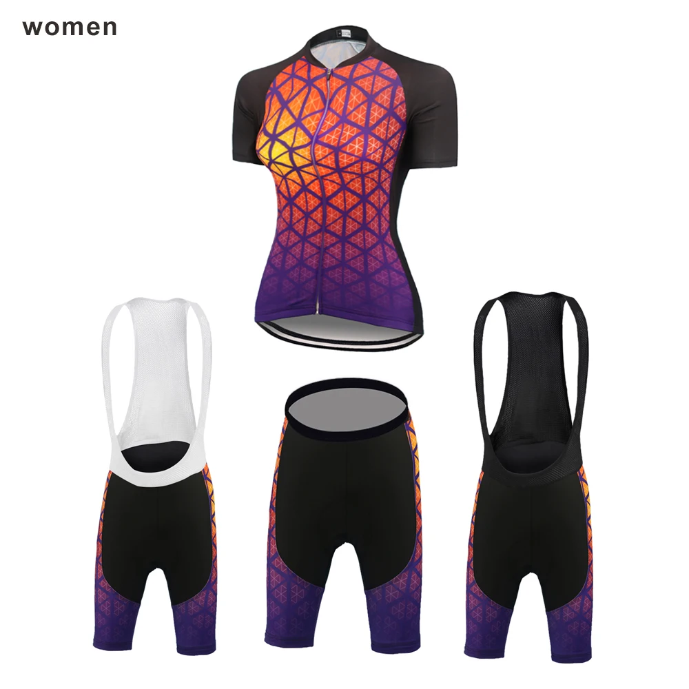 Новые женские комплекты трикотажных изделий для велоспорта Джерси горного