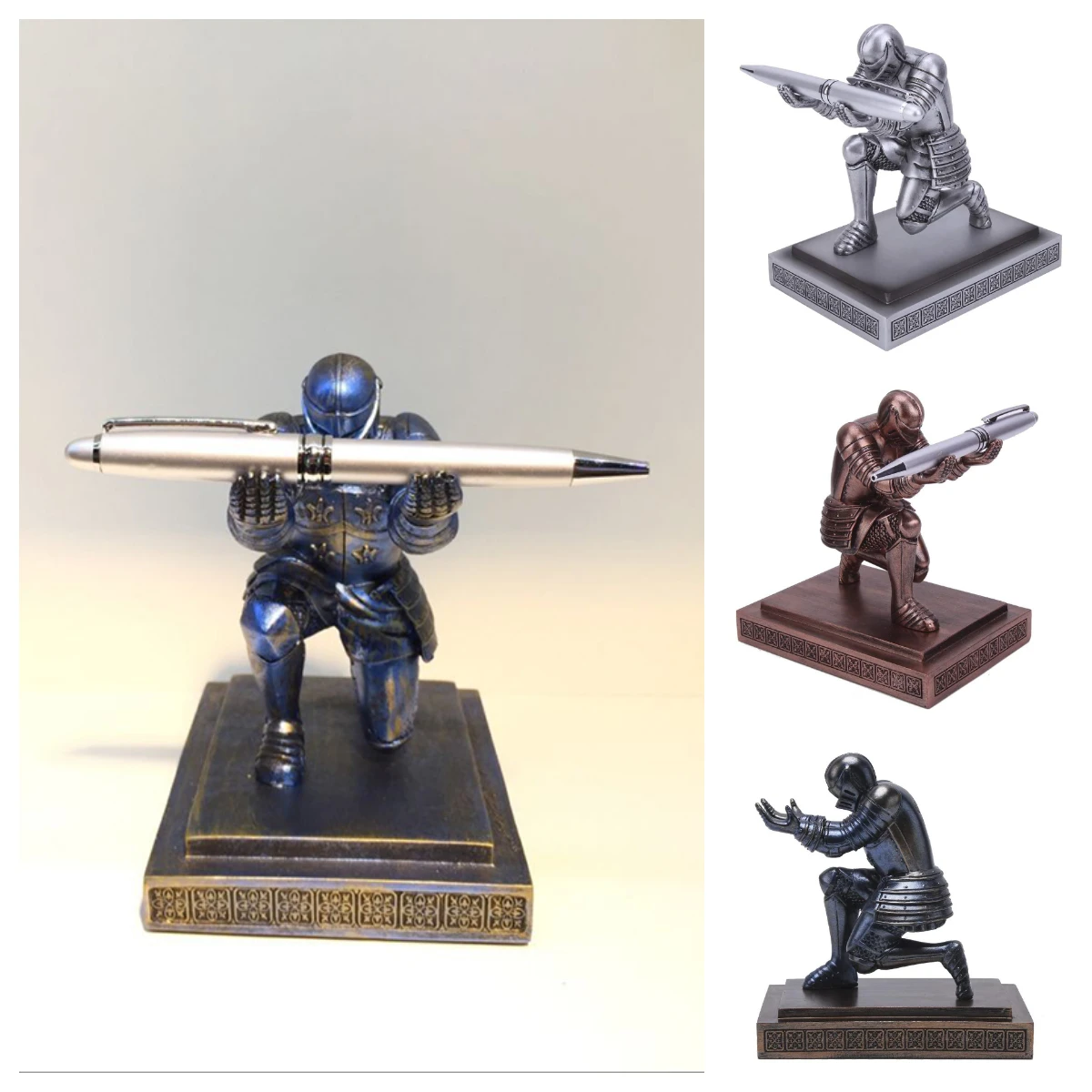 

New Creative Pen Holder Desk Organizers Office Home Storage Rack Resin Pen Holder Desk Decor Gift Stationery