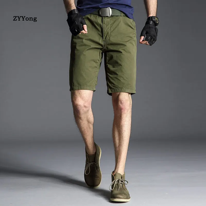 ZYYong летние мужские шорты модные уличные Комбинезоны повседневные шорты мужские высококачественные удобные дышащие военные шорты от AliExpress WW