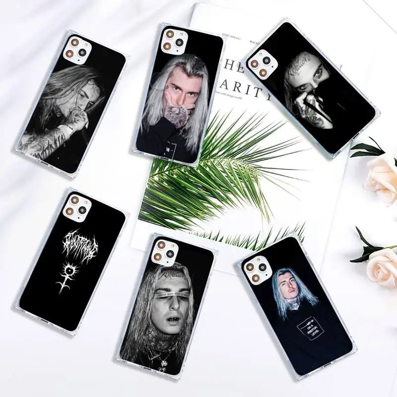 

Mercury Retrograde Ghostemane Phone Case Transparent for iPhone 7 8 11 12 se 2020 mini pro X XS XR MAX Plus