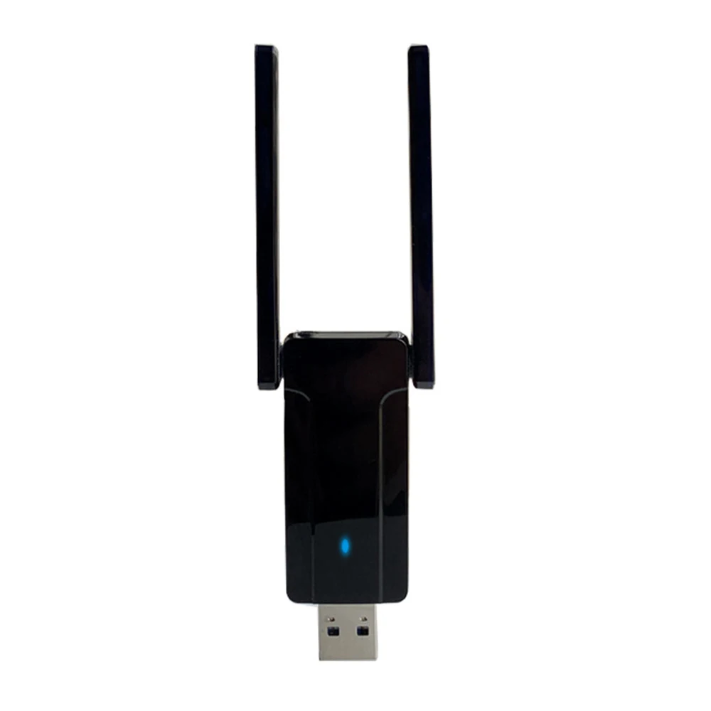 

Wireless 1300Mbps 2.4G/5G Dual Band USB 3.0 WiFi Adapter w/Antenna for Desktop/Mac/Laptop
