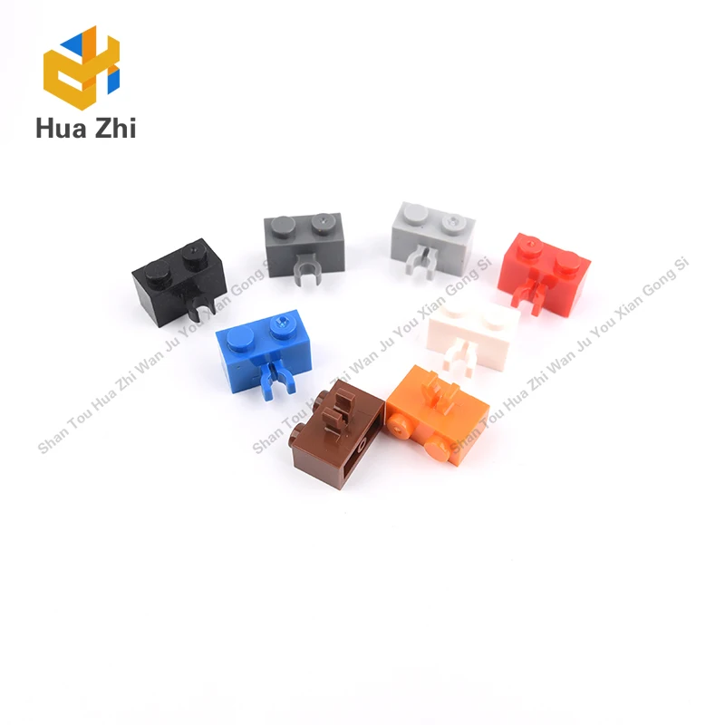 

10 шт. 30237 кирпич Специальный 1x2 с вертикальным ClipBuilding блоки Запчасти мс своими руками Сборка игрушки кирпича