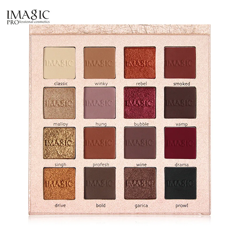 

HAICAR Eye shadow 16 Color eyeshadow makeup glitter eyeshadow Shimmer Glitter Eye Shadow Powder Matt Eyeshadow Cosmetic Makeup