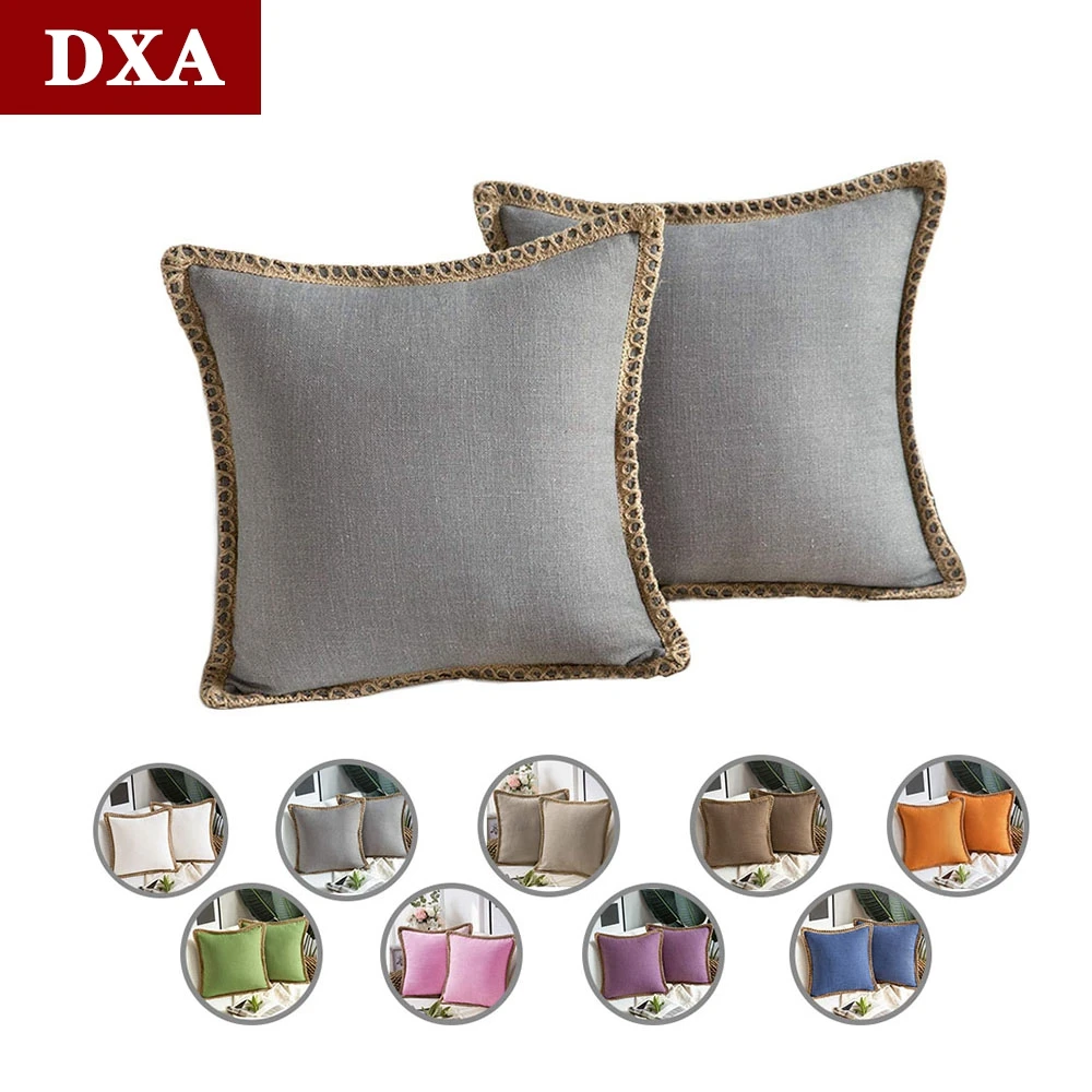 Роскошный однотонный чехол для диванной подушки 2022 декоративные дивана спальни