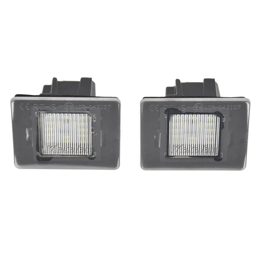 

2X No Error For Mercedes Benz A-Class W218 W117 W176 W156 W166 R172 X166 GL CLA LED Number Plate Lamp License Plate Light