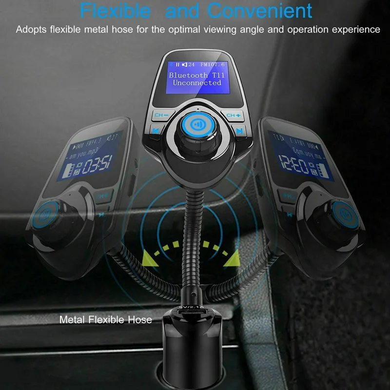 Прямая поставка автомобильный комплект беспроводной Bluetooth fm передатчик USB