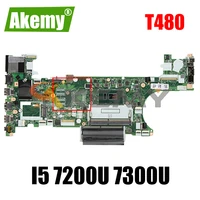 for lenovo thinkpad t480 laptop motherboard et480 nm b501 w cpu i5 7200u 7300u tested ok fru 01yr325 01yt261 01yr324 mainboard