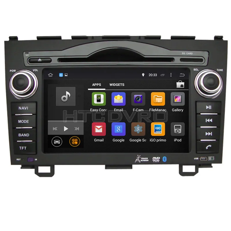 YMODVHT 7 дюймов 4G Восьмиядерный Android 9 0 1 Автомобильный DVD плеер для Honda CRV 2006 2007 2008 2009