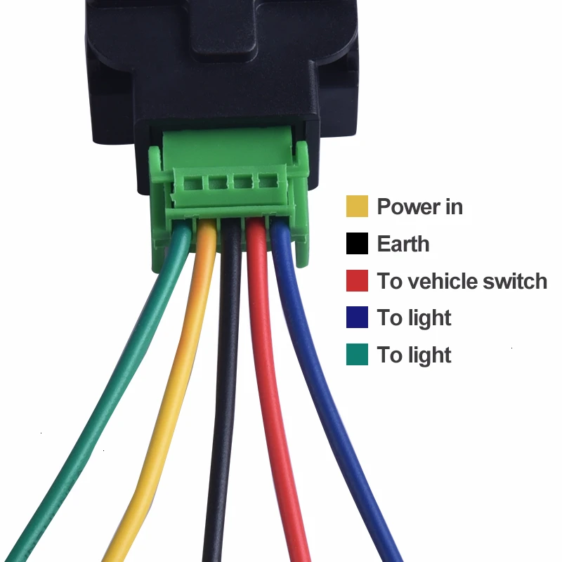 SPEEDWOW автоматический двухточечный противотуманный рабочий задний светодиодный