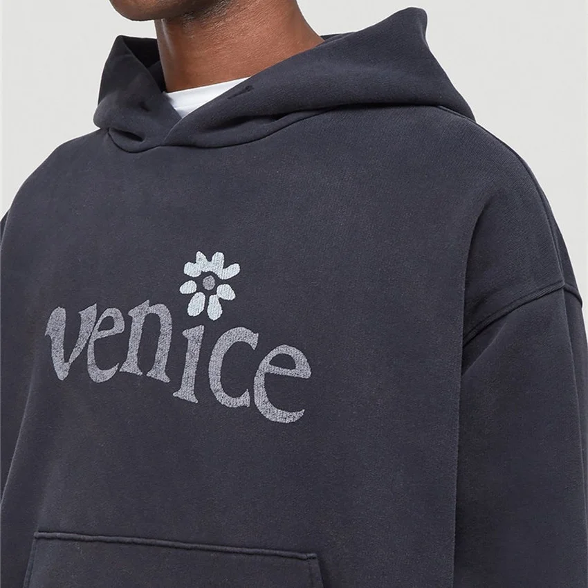

Винтажная Толстовка Venice be nic' для мужчин и женщин, 1:1, высококачественные пуловеры в стиле унисекс из тяжелой ткани, свитшоты