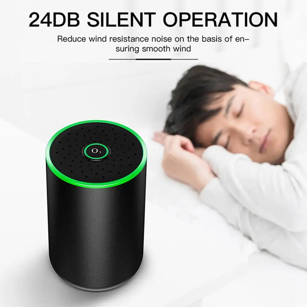Wireless Portable Car Diffuser Humidifier Low Noise Auto Air Purifier Freshener Ozone Generator With LED Light | Автомобили и