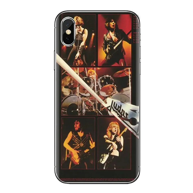 Чехол для телефона judas priest british steel Rob iPhone XS Max XR X 4 4s 5 5S 5C SE 6 6S 7 8 Plus samsung Galaxy J1 J3 J5 J7 A3 A5 |