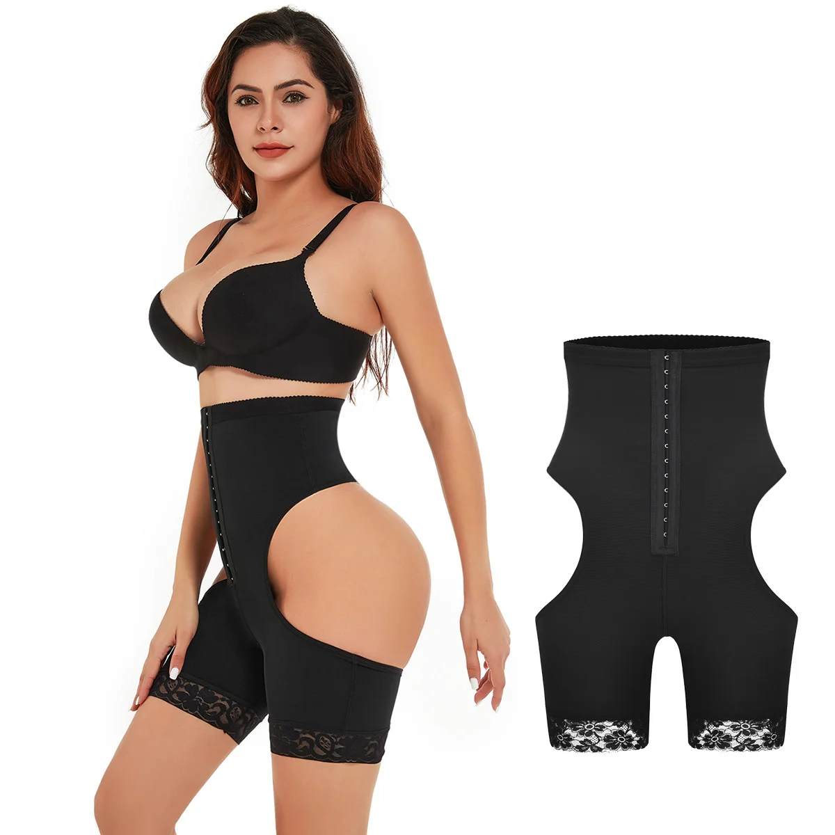 

Shapers Women High Waist Body Shaper Tummy Control Butt Lifter Shapewear Trainer Butt Lifter Underwear Panties Seamless Shorts