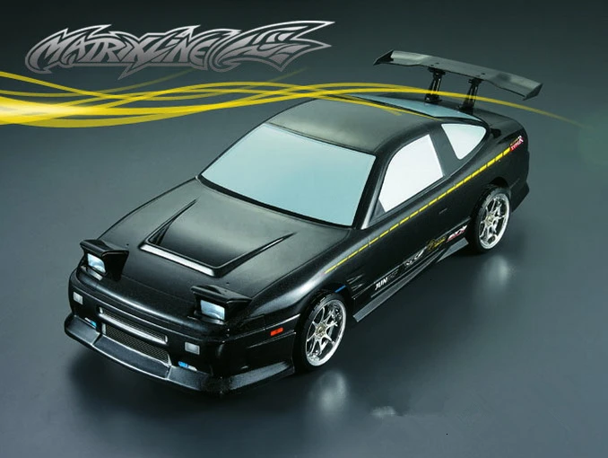 1 Набор 180sx s13 drift RC PC корпус 195 ширина прозрачный чистый не окрашенный drift корпус RC hsp hpi trax Tamiya