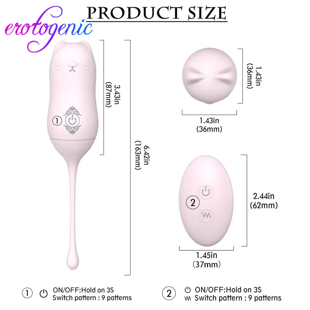 Jump Egg секс-шоп с подогревом вибратор для женщин g-точка беспроводным пультом