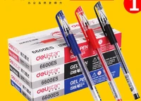 0 5mm office supplies carbon gel ink pens 12pcs black blue red free shipping