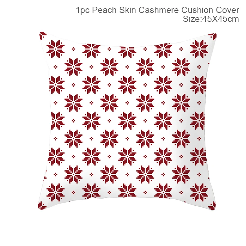 Xmas cushion cover28 Christmas Cushion Covers Merry Christmas Decorations for Home Noel Christmas Gifts Navidad Xmas Cristmas DecorNew Year - Цвет: Xmas cushion cover28