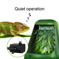 11x27cm abs automatic reptile water drinking filter feeding drinkers tools drinking water fountain lizard chameleon amphibian