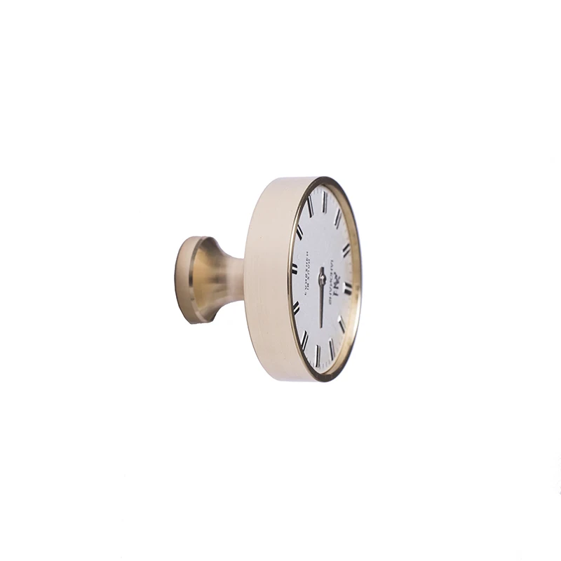 

Unique Style/Clock Pattern Solid Brass Furniture Handles Nordic Cabinet Door Drawer Wardrobe Dresser Pulls Chic Knobs