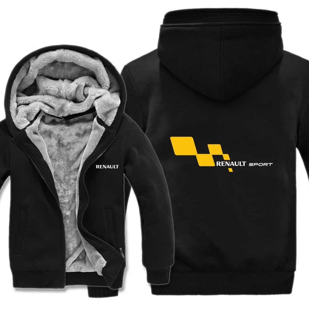 

Renault Sport Hoodies Winter Men Fashion Wool Liner Jacket Renault Sport Sweatshirts Men Coat HS-106
