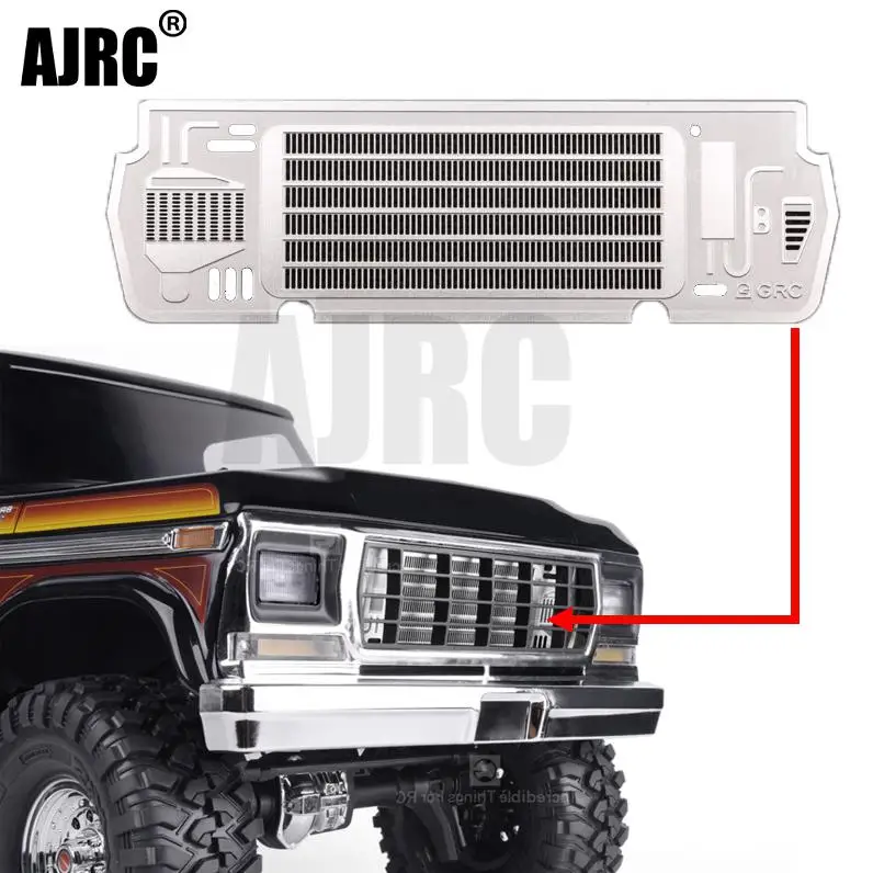 TRAXXAS TRX 4 Mustang BRONCO имитация охлаждения украшения металлический радиатор для 1/10 Rc
