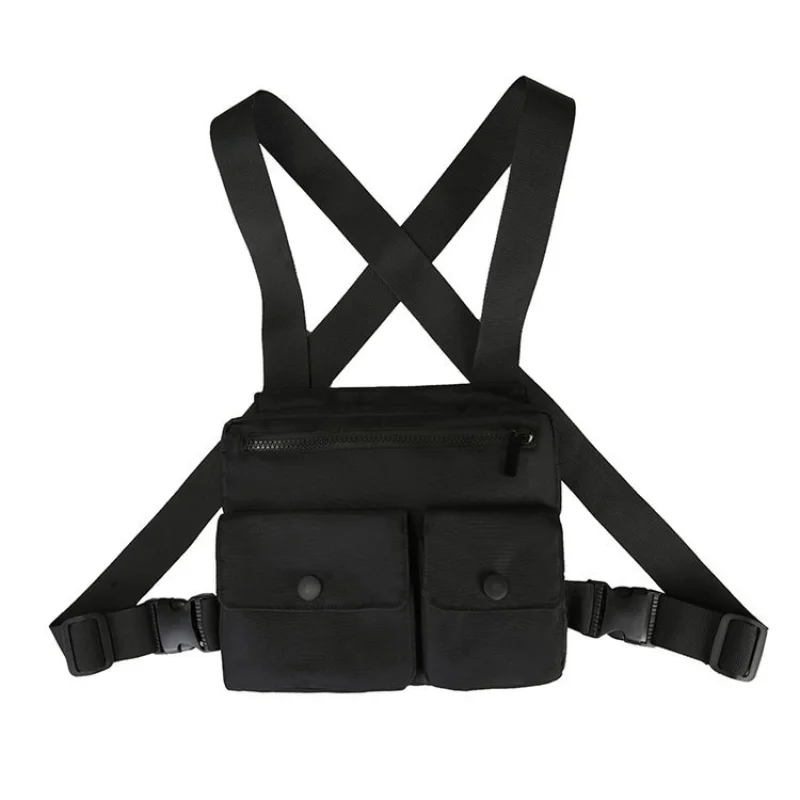 

Leisure men's chest bag sports men's bag multi purpose outdoor Satchel