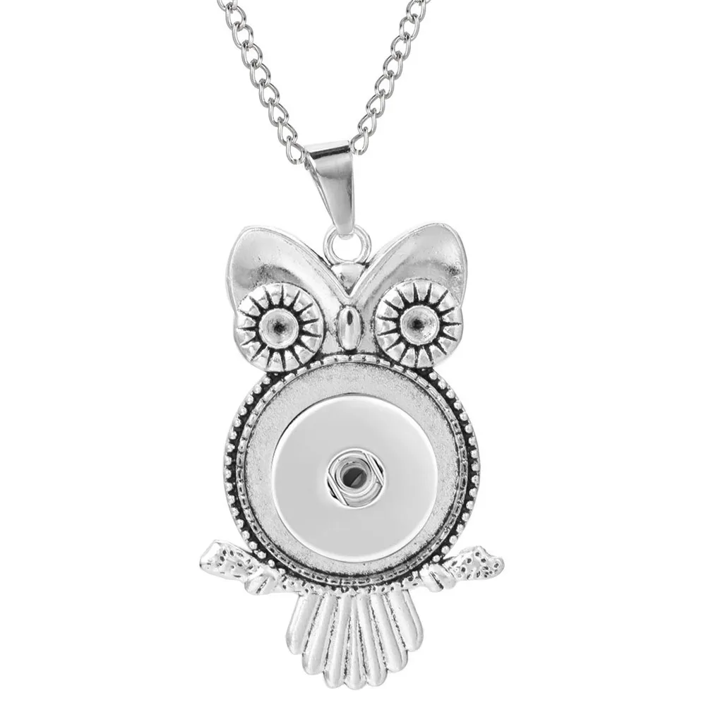 Новое ожерелье в виде совы диаметром 18/20 мм Женское Ожерелье сделай сам ювелирные