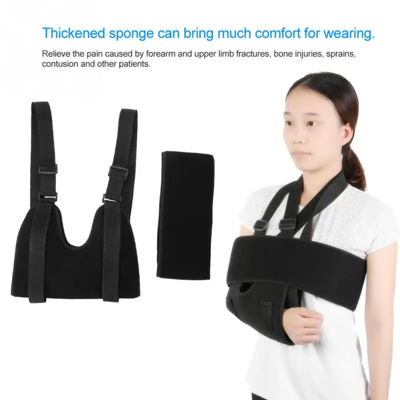 

Adjustable Breathable Forearm Elbow Arm Shoulder Sling Brace Fracture Sprain Support Protector Cover Posture Corrector Support