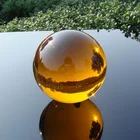 30 мм-100 мм Янтарный хрустальный стеклянный шар для украшения фэн-шуй Свадебный и Рождественский подарок украшение для дома лечебные шары для продажи