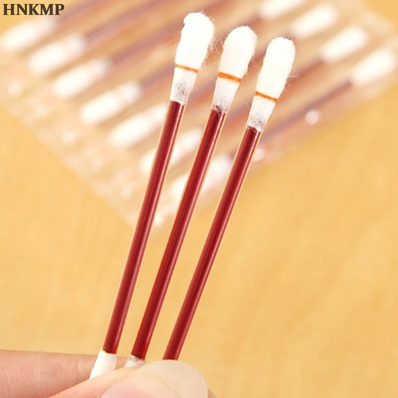 100/50pcs Medical Alcohol Disposable Emergency Cotton Stick Iodine Swab Disinfected for Children Adults Baby | Красота и здоровье