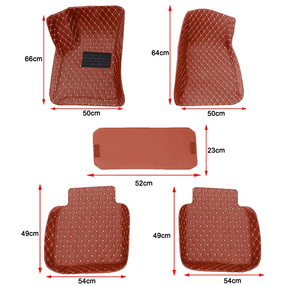 

5pcs Universal Car Floor Mats For Infiniti M25 M30 M35 M45 ESQ FX QX30 QX50 QX56 QX60 QX70 QX80 Q45 Q50 Q60 Auto Floor Liners