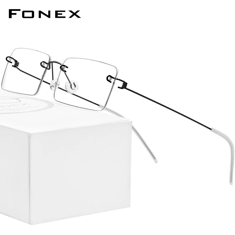 FONEX безвинтовое очки по рецепту Для женщин оправы для близорукости оптическая в