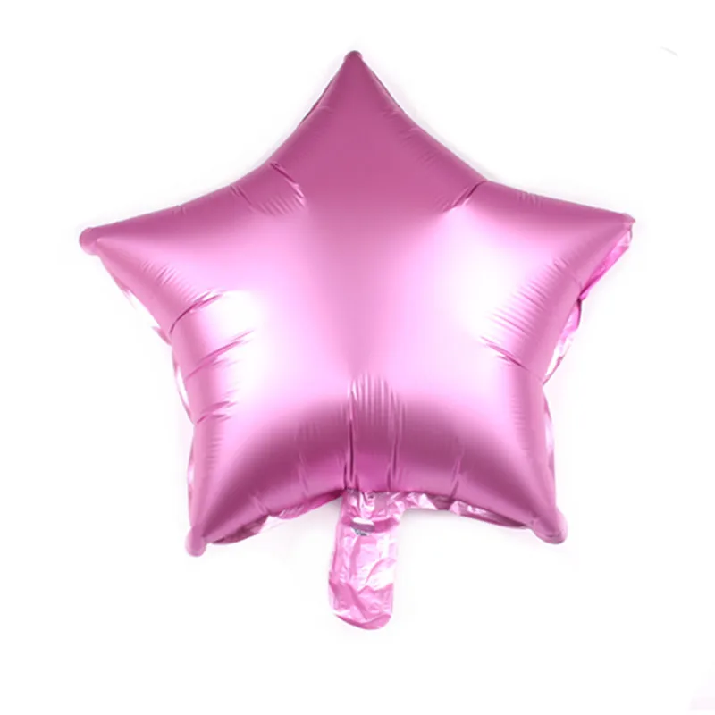Metal Pink 18 дюймов Многоцветный Металлический Макарон Фольга звезда Алюминий шар Baby Shower праздничные декорации на свадьбу, вечеринку, день рождения макет воздушный шар - Цвет: Metal Pink