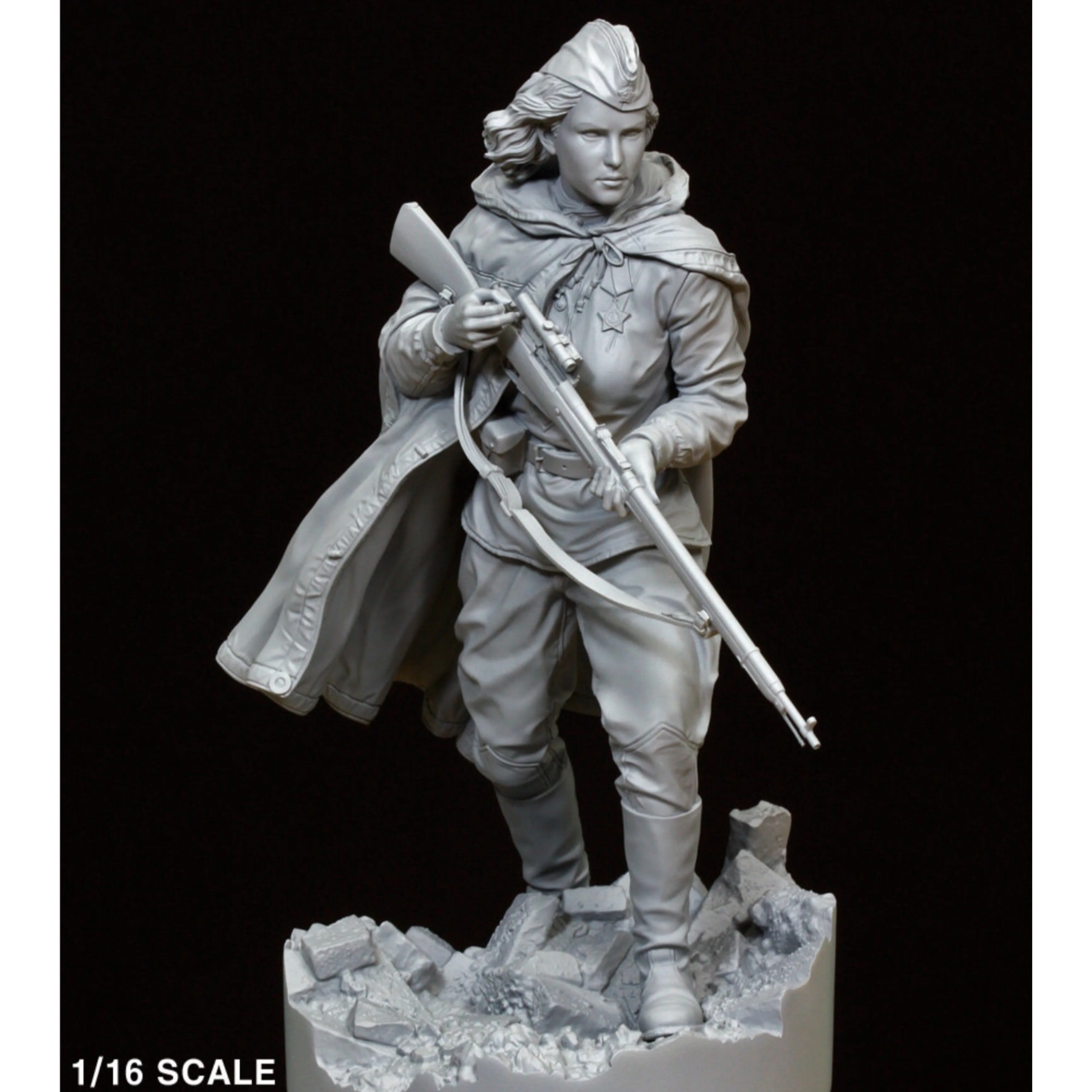 

1/16 Resin Model Figure GK， Unassembled and unpainted kit