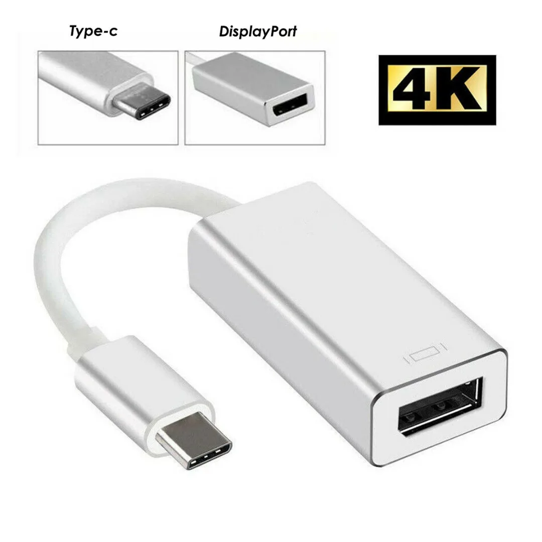 Mini Display Port металлический пластиковый адаптер конвертер кабель Type-C USB 3 1 для