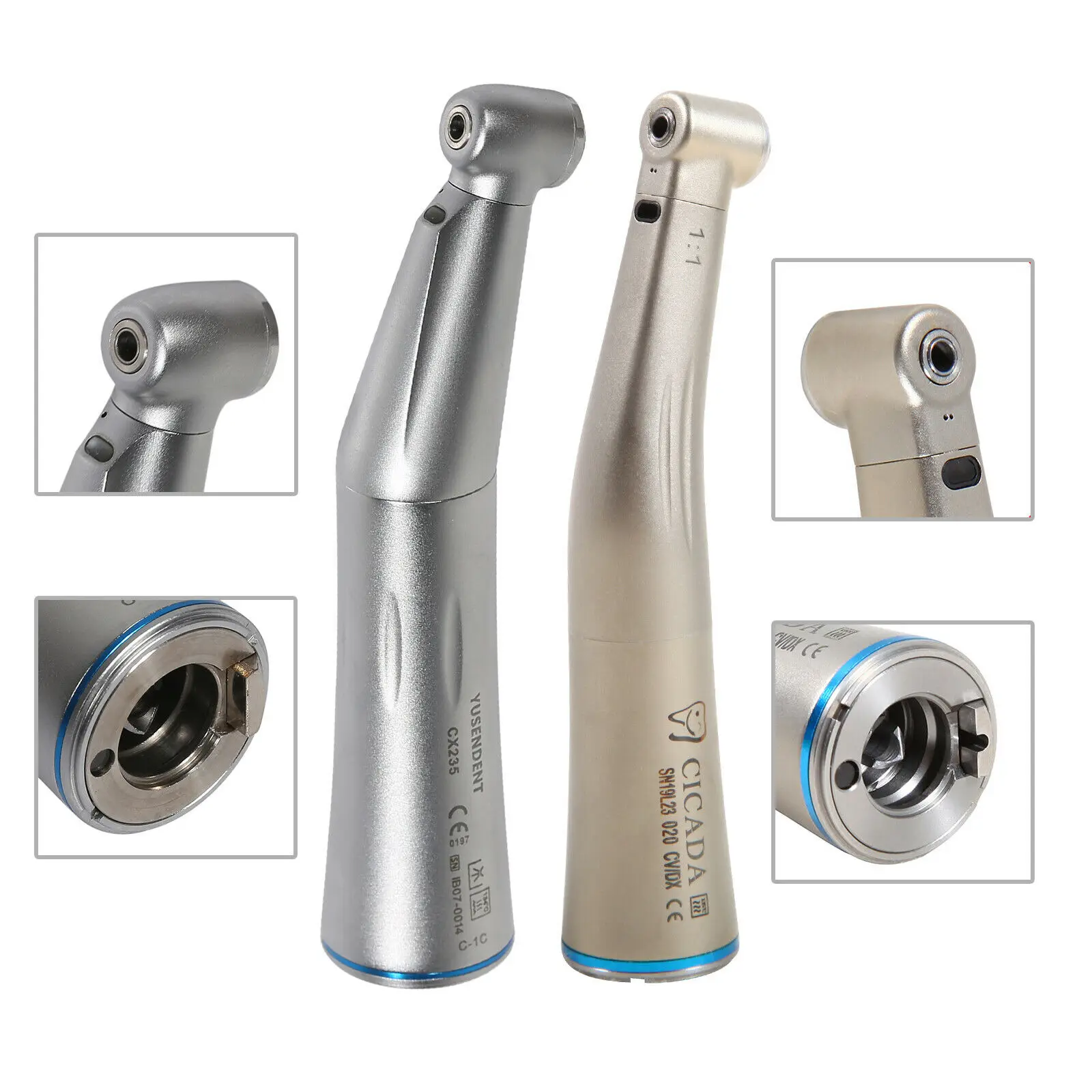 KAVO Style Dental 1:1 волоконно-оптический светодиодный низкоскоростной наконечник с