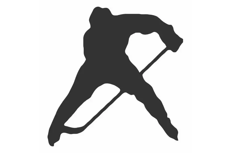 Мужской защитный костюм готов оставить мяч Автомобильная наклейка для двери