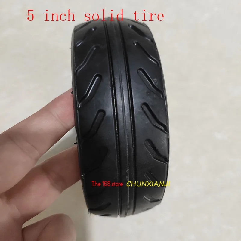 Высококачественные 5-дюймовые бескамерные твердые шины диаметр 120 мм для