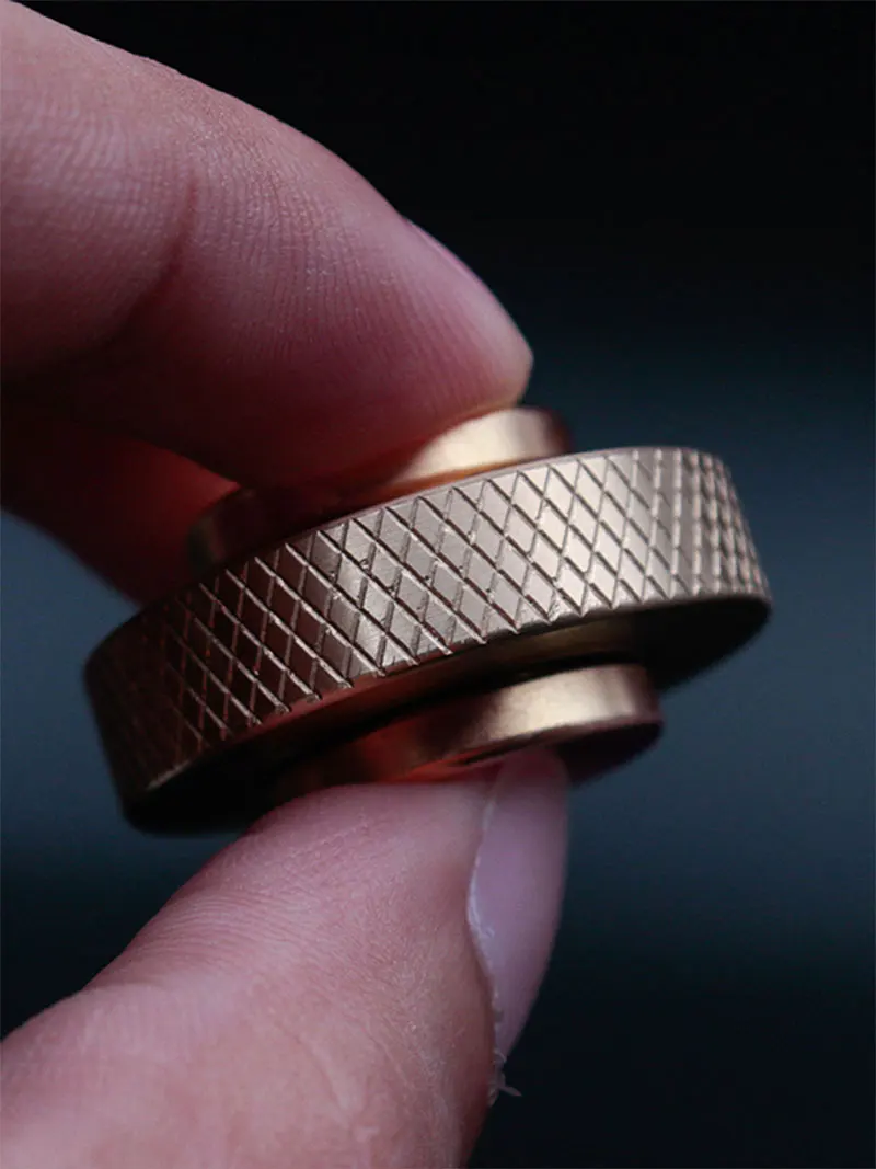 Мини циклонный ручной витой Спиннер двойная игра изысканный медный креативный