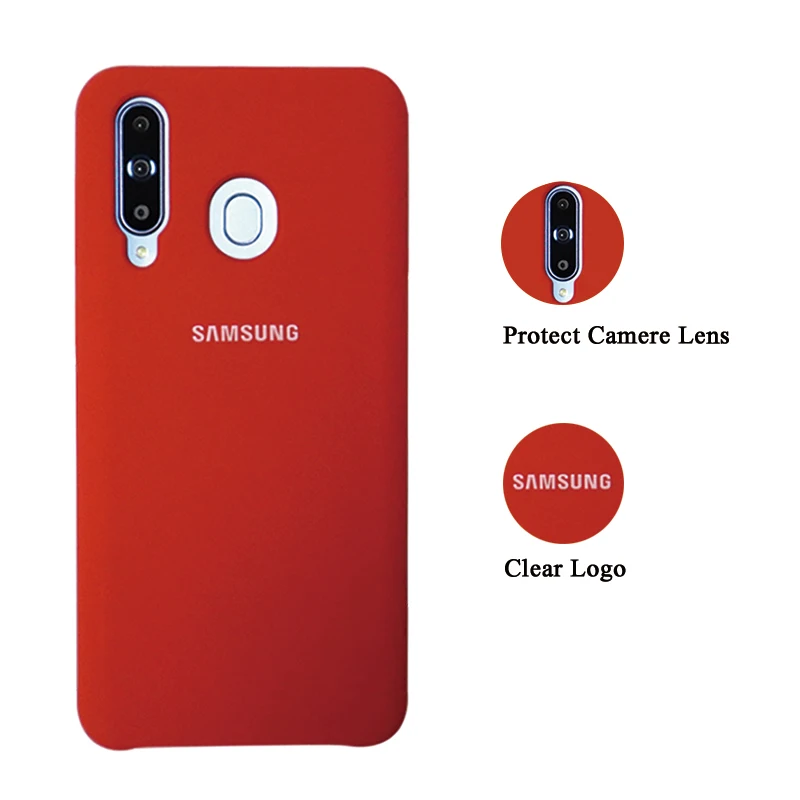 Чехол из жидкого силикона для Samsung Galaxy A90 Мягкий защитный чехол A70 A60 A50 A40 A30 A20 A10