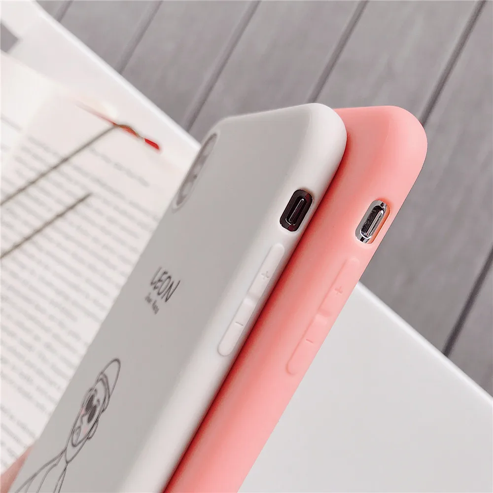 The Professional Killer Leon And Mathilda Phone Case For Iphone 11 Pro 6 7 8 Xs Max Xr Soft TPU Silicone Couple Cover Cases | Мобильные