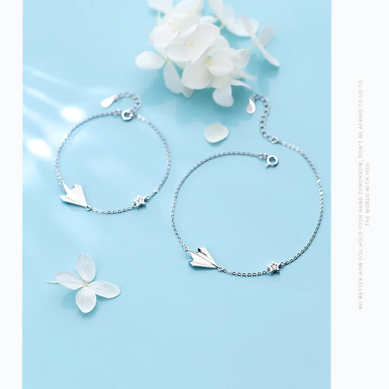 100% Стерлинговое Серебро 925 пробы оригами авиационная звезда модные ювелирные