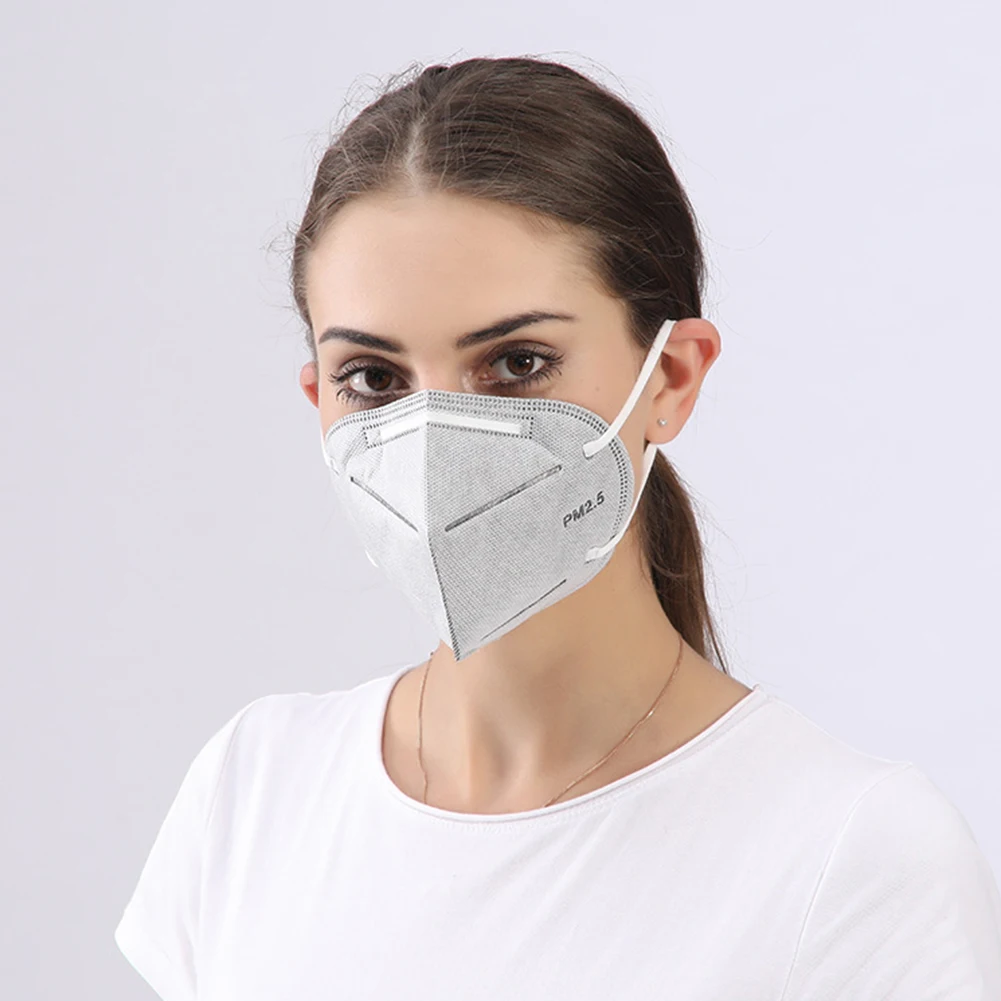 10pcs disposable anti-virus masks anti fog dust-proof PM2.5 adult activated carbon filter non-woven |