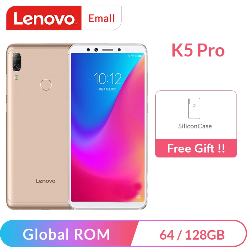 Lenovo K5 Pro 6 ГБ ОЗУ 64 ГБ/128 Гб ПЗУ глобальная восьмиядерный смартфон Snapdragon 636 5 99