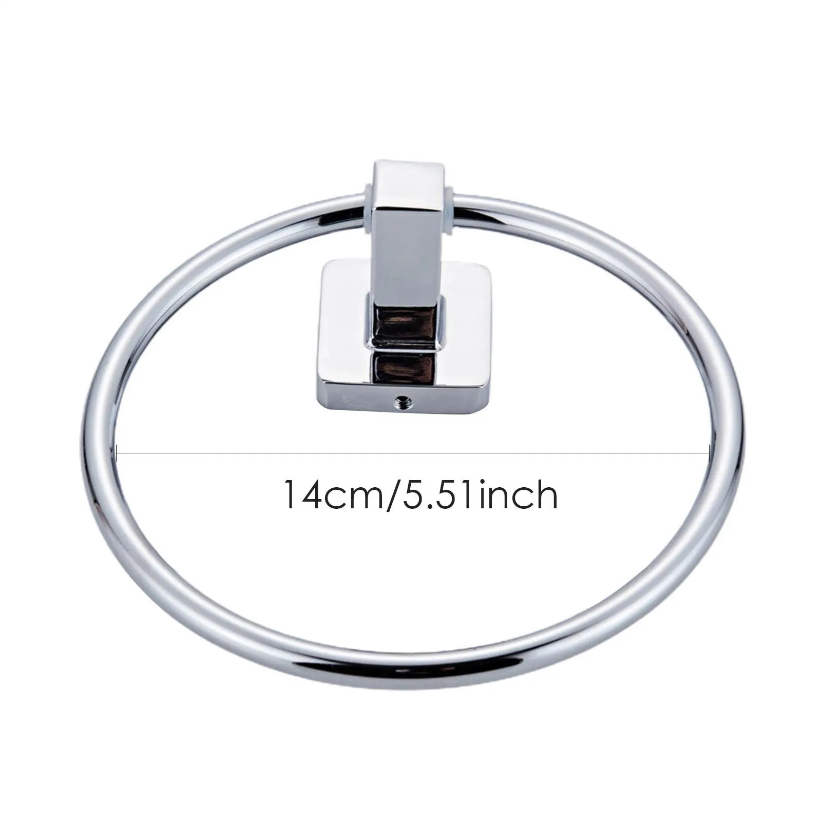 

Round Stainless Steel Towel Ring Hanger Bathroom Wall Mounted Circle Rack Bath Accessories Kitchen Towel Bar Hand Towel Holder