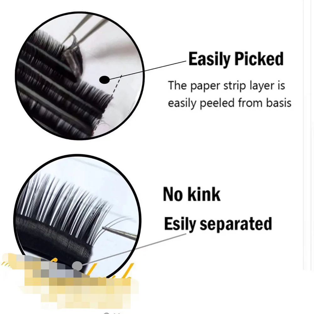 Накладные ресницы из искусственной норки индивидуальные натуральные для