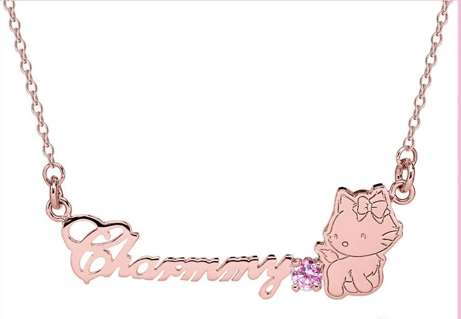 

anime 1 Necklace Pink Diamond 1 Ring Cute Pastoral Style