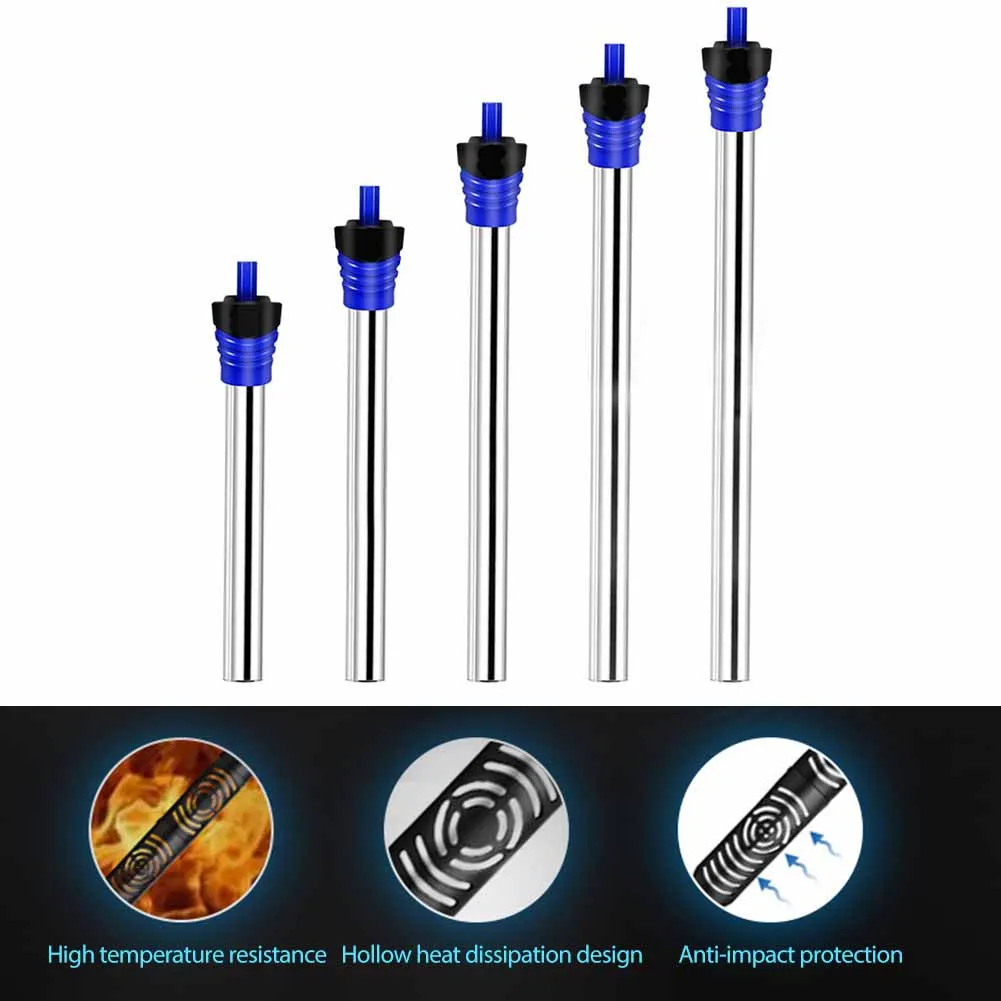 

Aquarium Fish Tank Water Heater Temperature Heater Stainless Steel Anti-Explore Adjustable Constant Temperature Rod